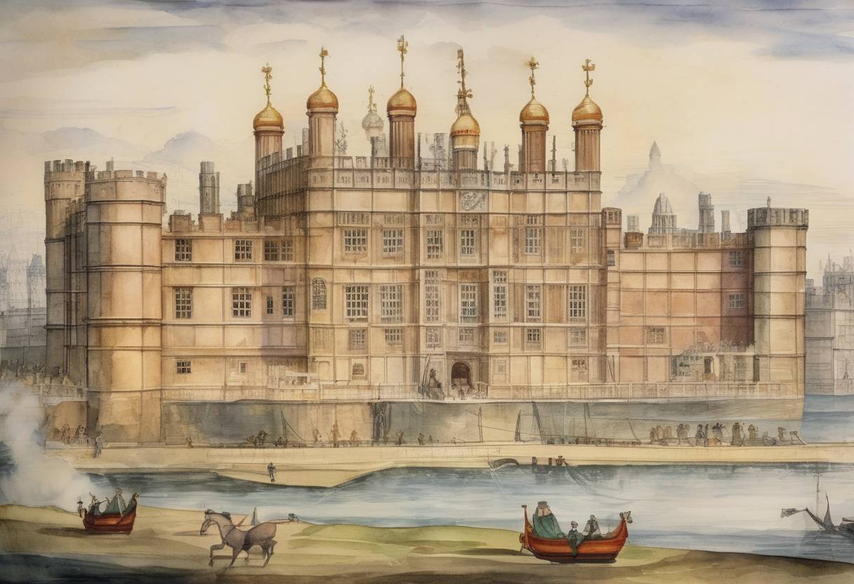 Watercolor painting based depiction of Elizabeth I of England was born, who would later become one of the most significant monarchs in English history. (1533)