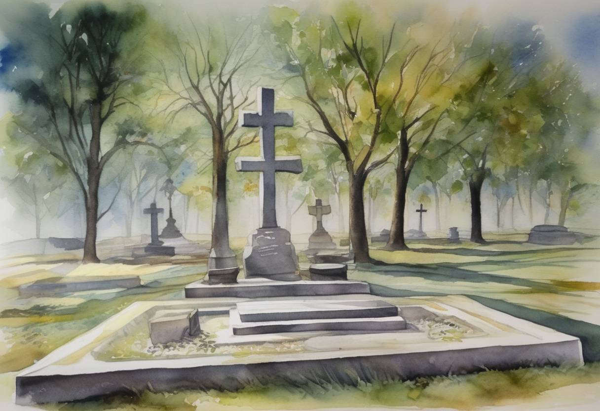 Watercolor painting based depiction of Estonian Minister of Foreign Affairs Urmas Paet and Ukrainian Minister for Foreign Affairs Arseniy Yatsenyuk signed the 'Treaty between the Republic of Estonia and Ukraine on Ukrainian War Graves and Military Memorials in the Territory of the Republic of Estonia'. (2007)