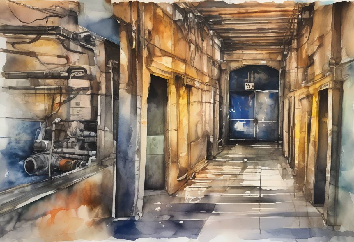 Watercolor painting based depiction of Iran announced it had breached the limit on its stockpile of low-enriched uranium set under the 2015 nuclear deal. (2019)