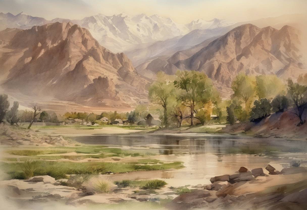 Watercolor painting based depiction of Utah was admitted as the 45th state of the United States. (1896)