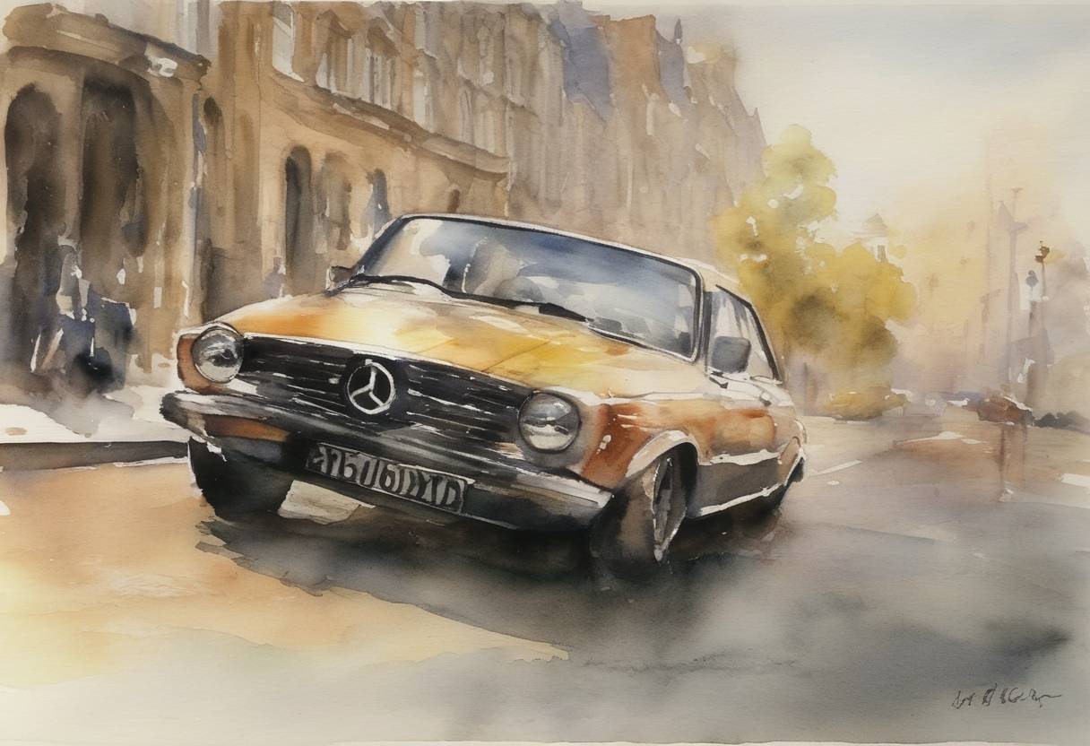 Watercolor painting based depiction of The European Union adopts the euro as its currency for use by member states, although it will be introduced in non-cash transactions and accounting from January 1, 1999, and in physical form on January 1, 2002. (2000)