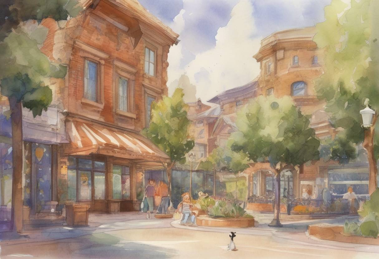 Watercolor painting based depiction of The Walt Disney Company announced its acquisition of Pixar Animation Studios for approximately $7.4 billion in an all-stock deal, enhancing its animation capabilities and leading to a series of successful animated films. (2006)