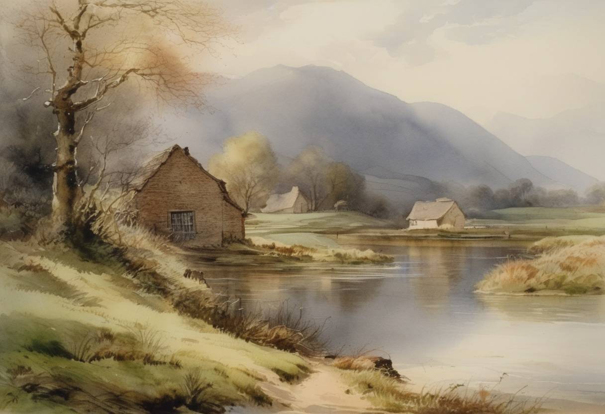 Watercolor painting based depiction of The English chemist Charles Chilton was born. He later became known for his contributions to taxonomy and his work in biology, particularly in the field of crustaceans. (1882)