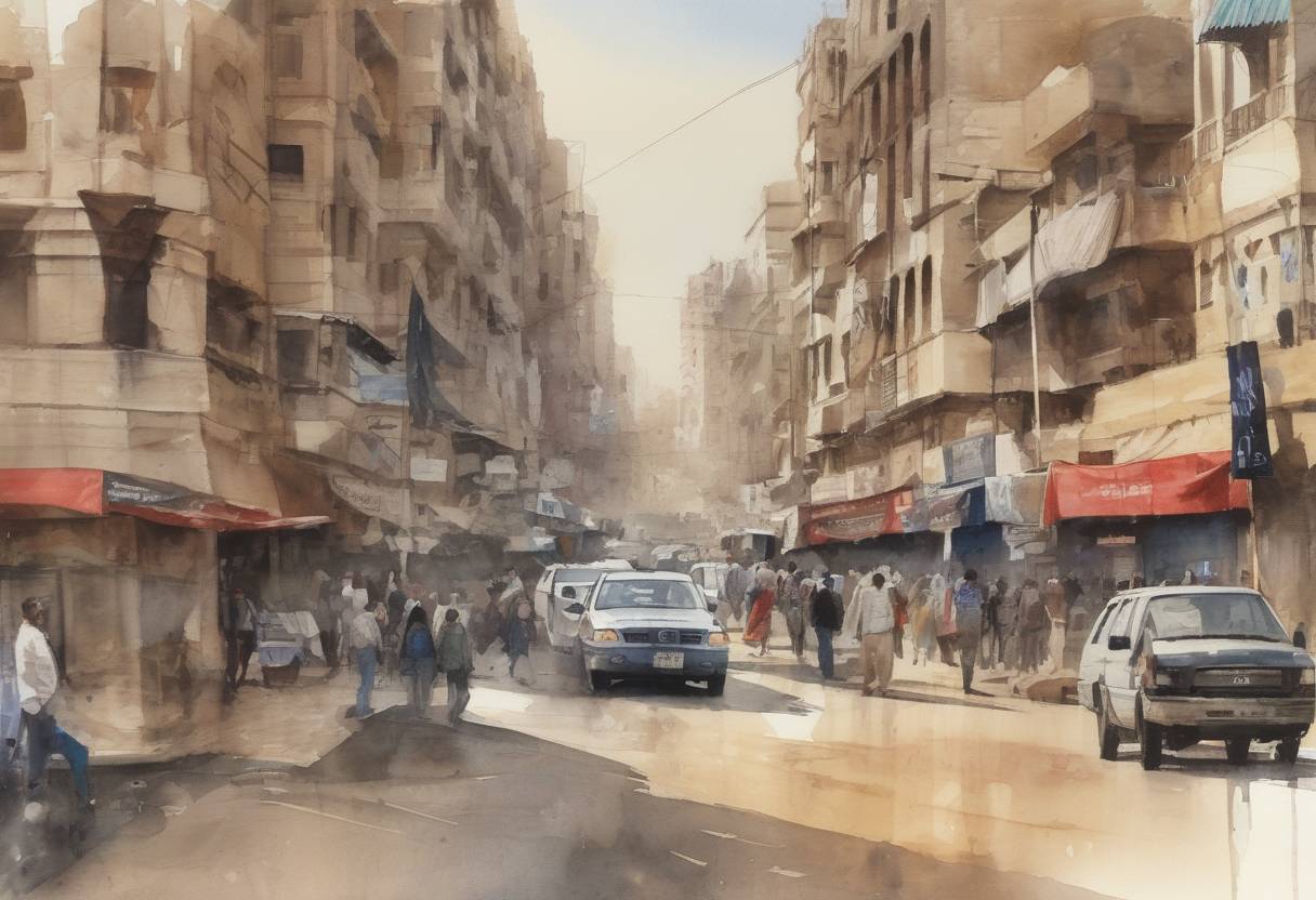 Watercolor painting based depiction of Mohamed Morsi was declared the winner of Egypt's presidential election, becoming the first democratically elected president of Egypt. (2012)