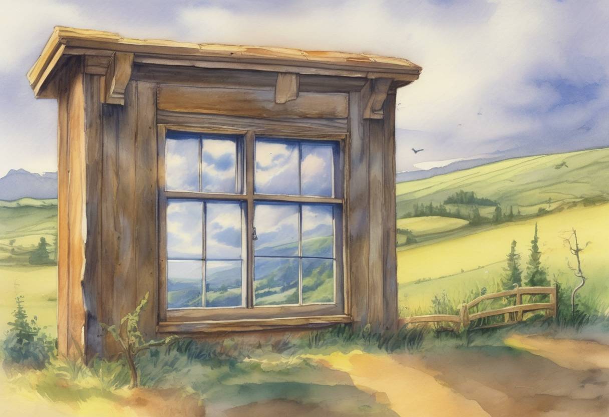 Watercolor painting based depiction of Microsoft releases Windows XP, a major operating system that would become one of the most popular versions of Windows. (2001)