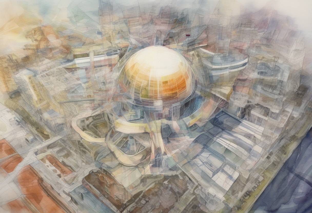 Watercolor painting based depiction of The Guardian publishes a report on the NSA's PRISM surveillance program, based on documents leaked by Edward Snowden. (2013)