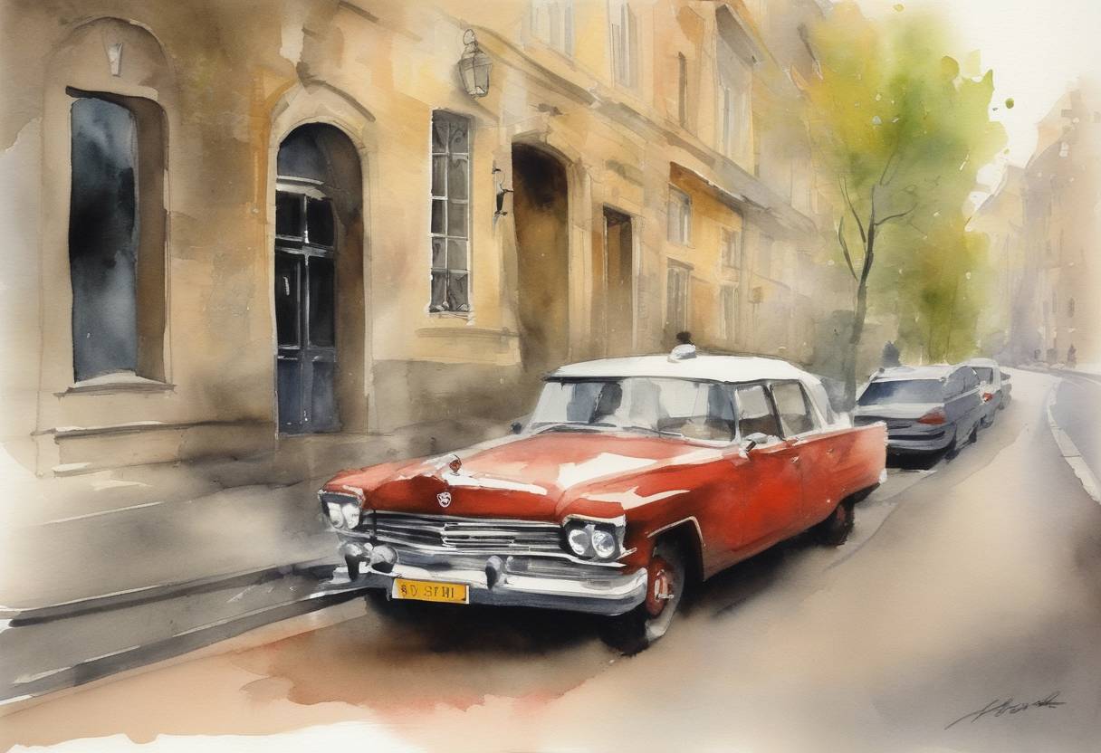 Watercolor painting based depiction of Luxembourg introduces the smoking ban in public places, aiming to improve public health by reducing exposure to secondhand smoke. (2006)