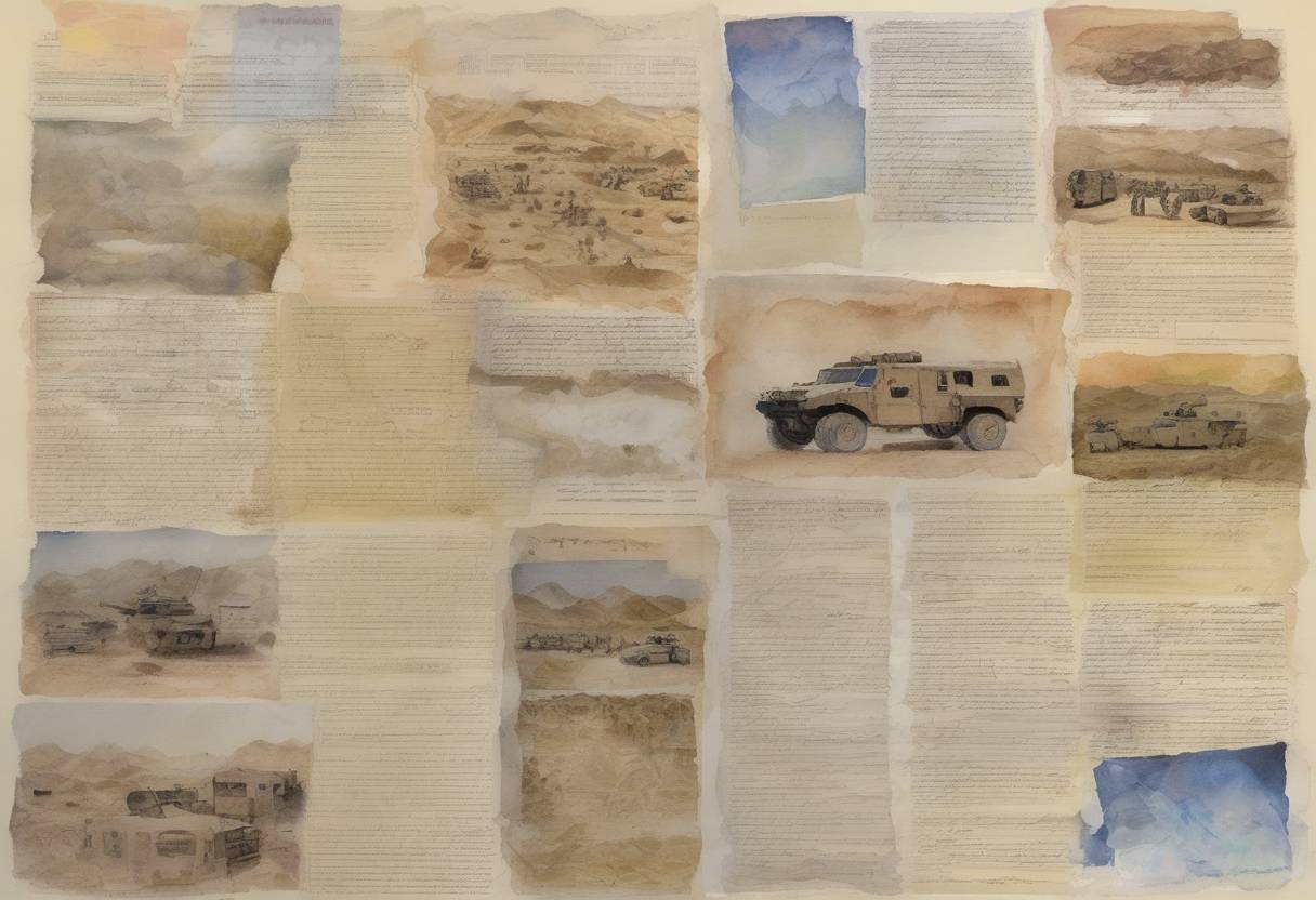 Watercolor painting based depiction of Wikileaks publishes classified documents about the War in Afghanistan, known as the Afghan War Diary, which consists of over 75,000 documents. (2010)