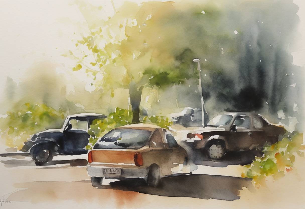 Watercolor painting based depiction of The World Health Organization classified cell phone radiation as possibly carcinogenic to humans (Group 2B), indicating a potential risk, but not a definitive link between exposure to radiation from wireless phones and increased cancer risk. (2011)