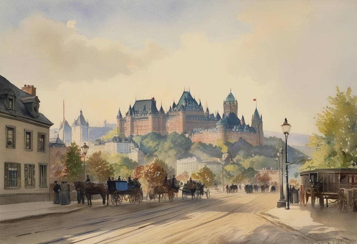 Watercolor painting based depiction of John Abbott became the third Prime Minister of Canada following the resignation of Sir John A. Macdonald on June 6, 1891. Abbott was the first Canadian prime minister born on Canadian soil. (1891)