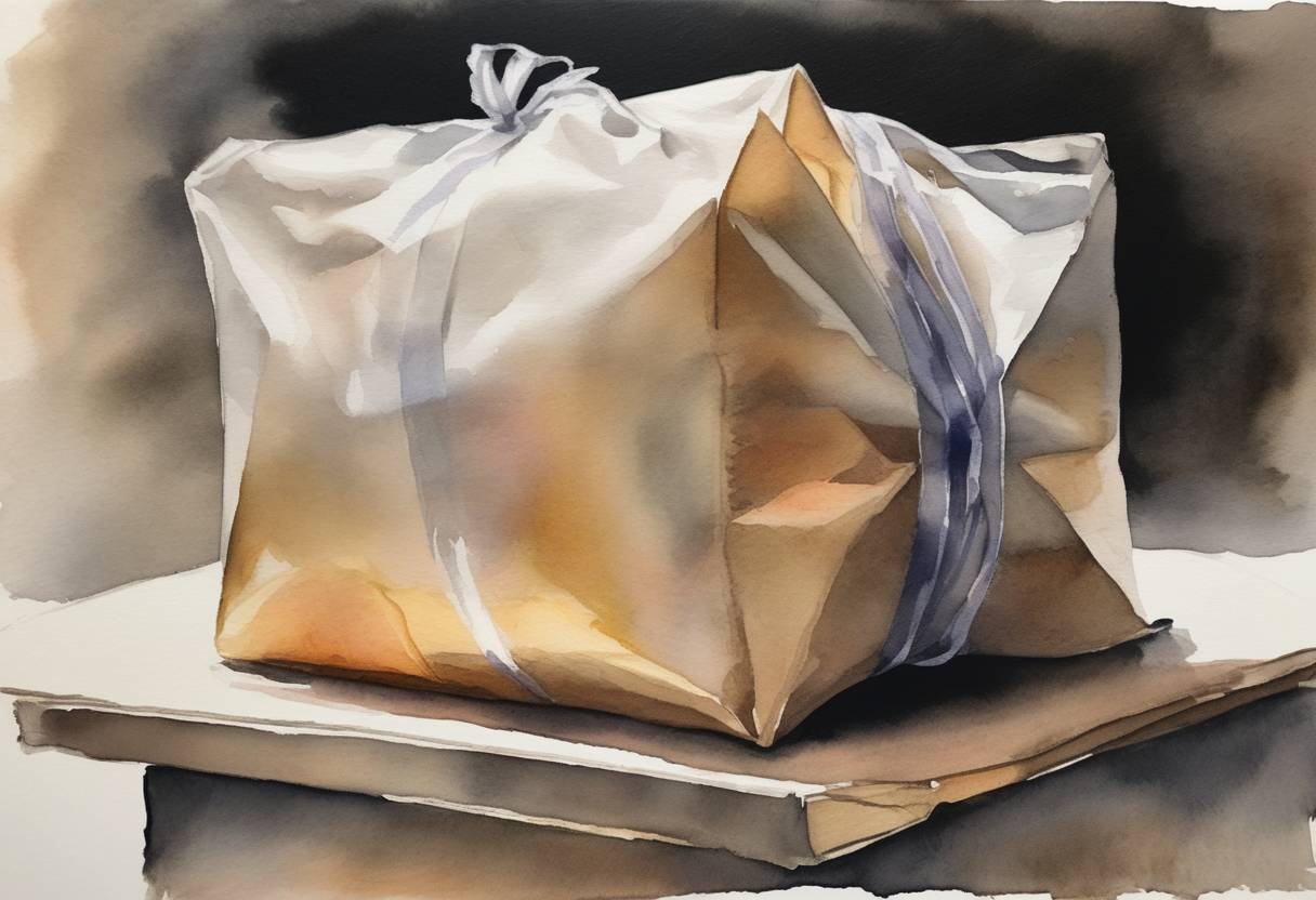 Watercolor painting based depiction of A package bomb was sent to actor Robert De Niro, as part of a series of similar packages sent to prominent critics of then-U.S. President Donald Trump. (2018)