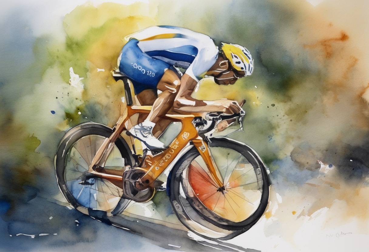 Watercolor painting based depiction of The International Olympic Committee awarded the 2016 Summer Olympics to Rio de Janeiro, Brazil, marking the first time the event was to be held in South America. (2009)