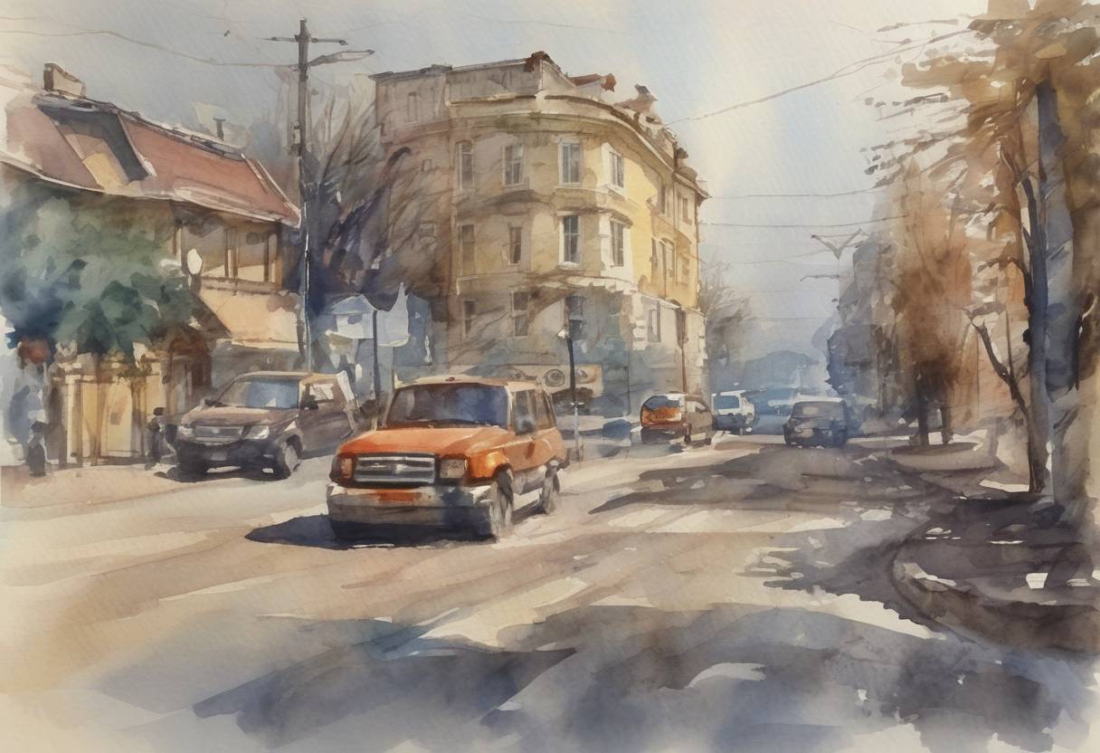 Watercolor painting based depiction of Russia formally annexed Crimea after a controversial referendum, escalating tensions with Ukraine and Western countries. (2014)