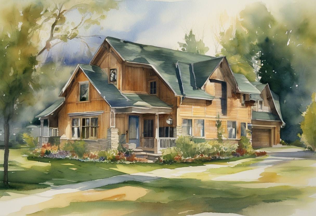 Watercolor painting based depiction of Microsoft officially releases Windows Vista, a major release of the Windows operating system with a new user interface and enhanced security features. Vista is met with mixed reviews, with praise for its aesthetics but criticism over its performance and high system requirements. (2007)