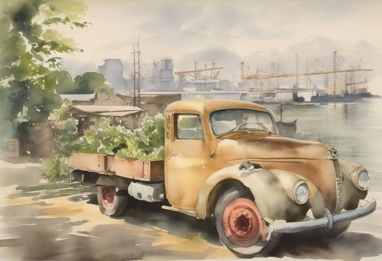 Watercolor painting based depiction of Iva Toguri D'Aquino, suspected to be the wartime radio propagandist 'Tokyo Rose', was arrested in Yokohama. (1945)