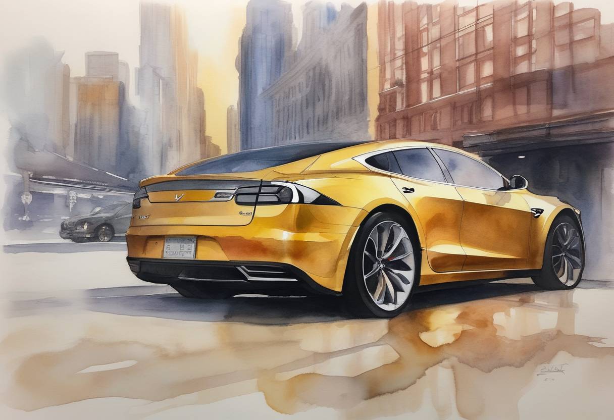 Watercolor painting based depiction of Elon Musk officially began significant restructuring at Twitter following his acquisition of the company, which involved laying off a large portion of its employees. The restructuring aimed to improve the company's financial stability, though it sparked significant public discussion about the management approach and labor practices. (2022)