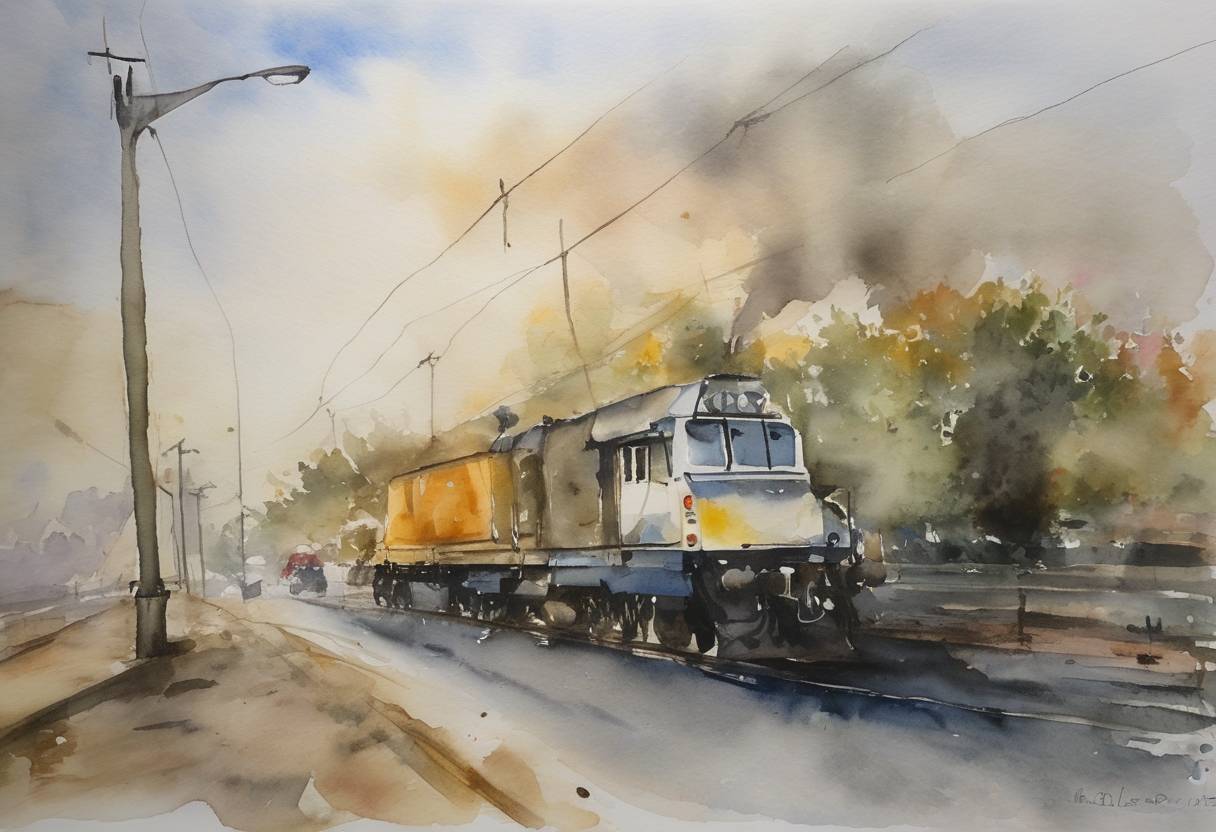 Watercolor painting based depiction of The European Union announced new sanctions against Russia in response to the ongoing crisis in Ukraine, targeting individuals and companies involved in the annexation of Crimea. (2014)