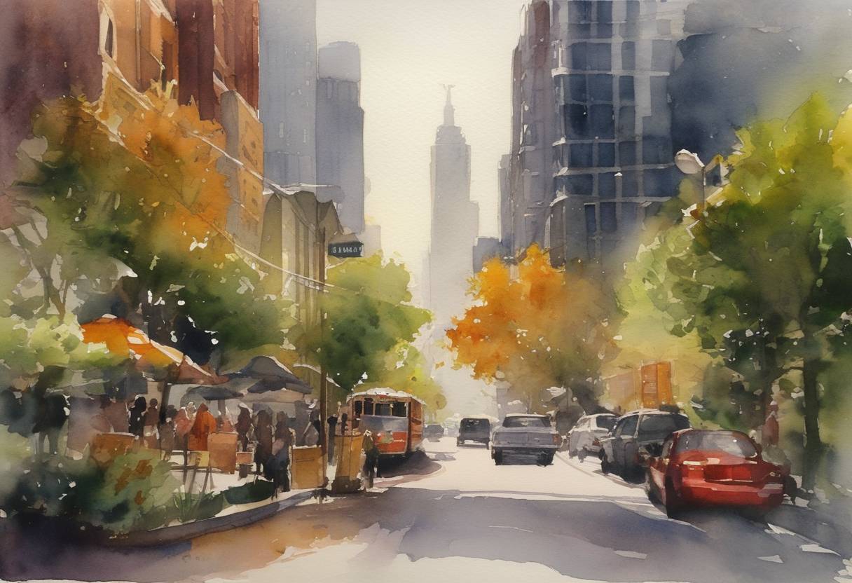 Watercolor painting based depiction of Amazon Acquires Audio Book Publisher Audible, Inc. (2009)