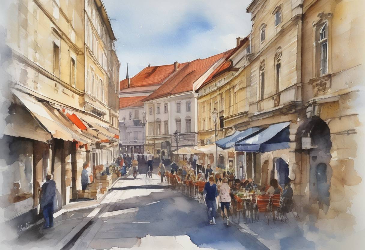 Watercolor painting based depiction of Croatia became the 28th member of the European Union, marking a significant milestone in its post-Yugoslav history and integration into European structures. (2013)