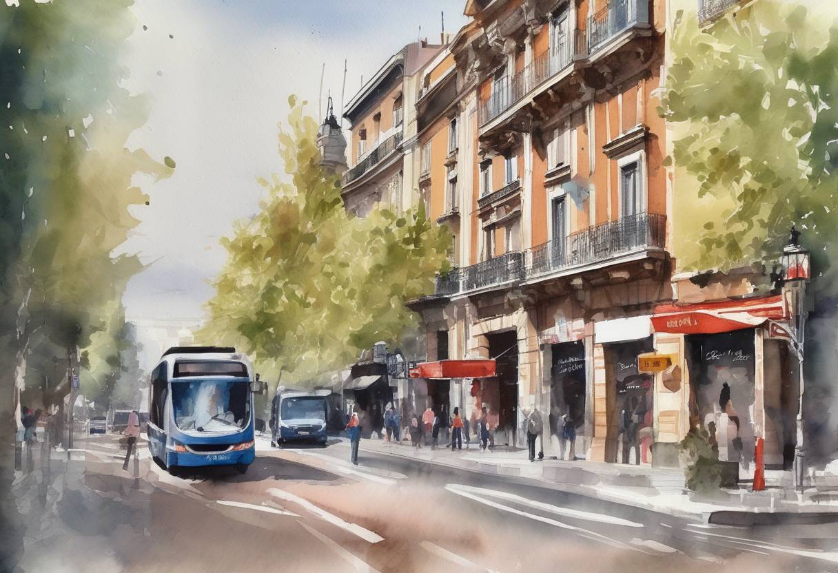 Watercolor painting based depiction of Spain declared a national lockdown due to the COVID-19 pandemic, becoming one of the first European countries to do so. (2020)