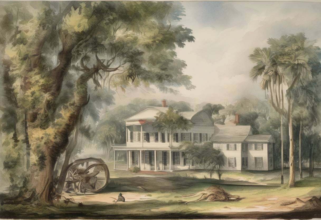 Watercolor painting based depiction of Florida is admitted as the 27th U.S. state. (1845)