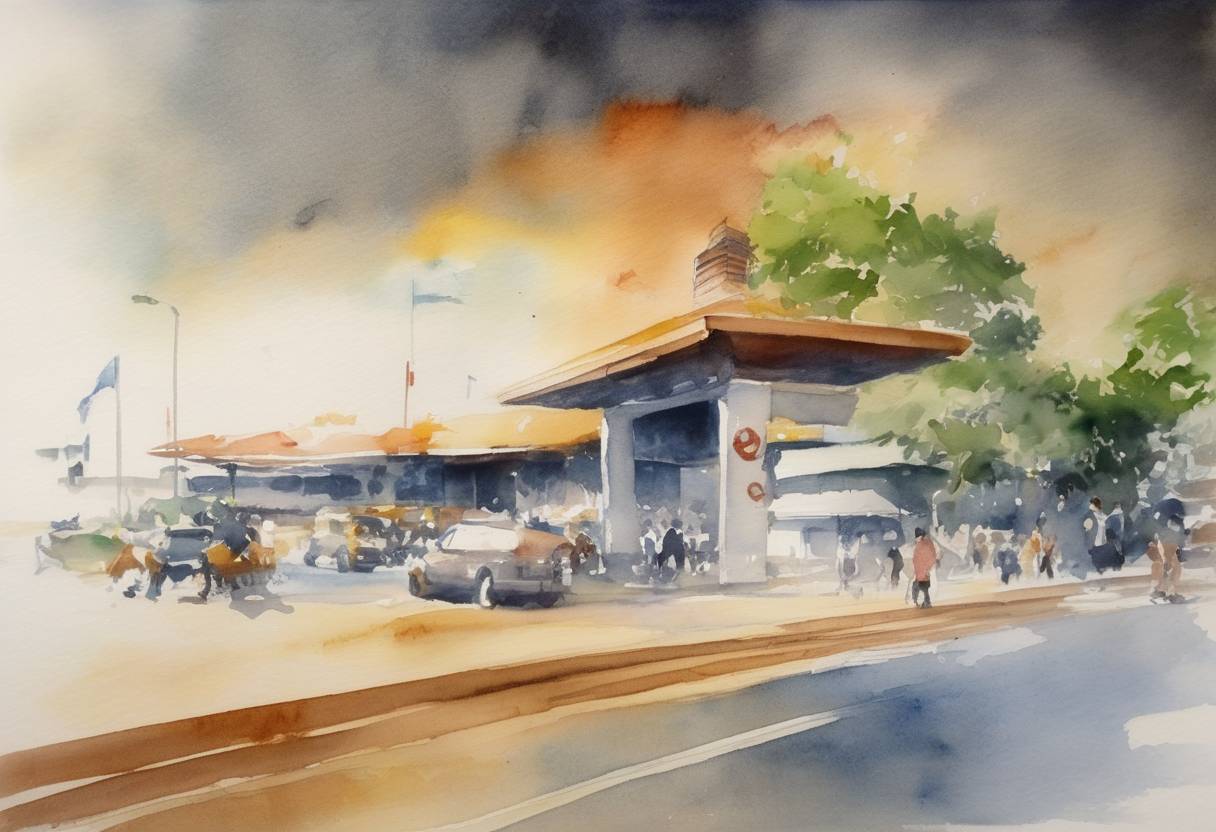 Watercolor painting based depiction of The International Olympic Committee awarded the 2020 Summer Olympics to Tokyo, Japan. (2013)