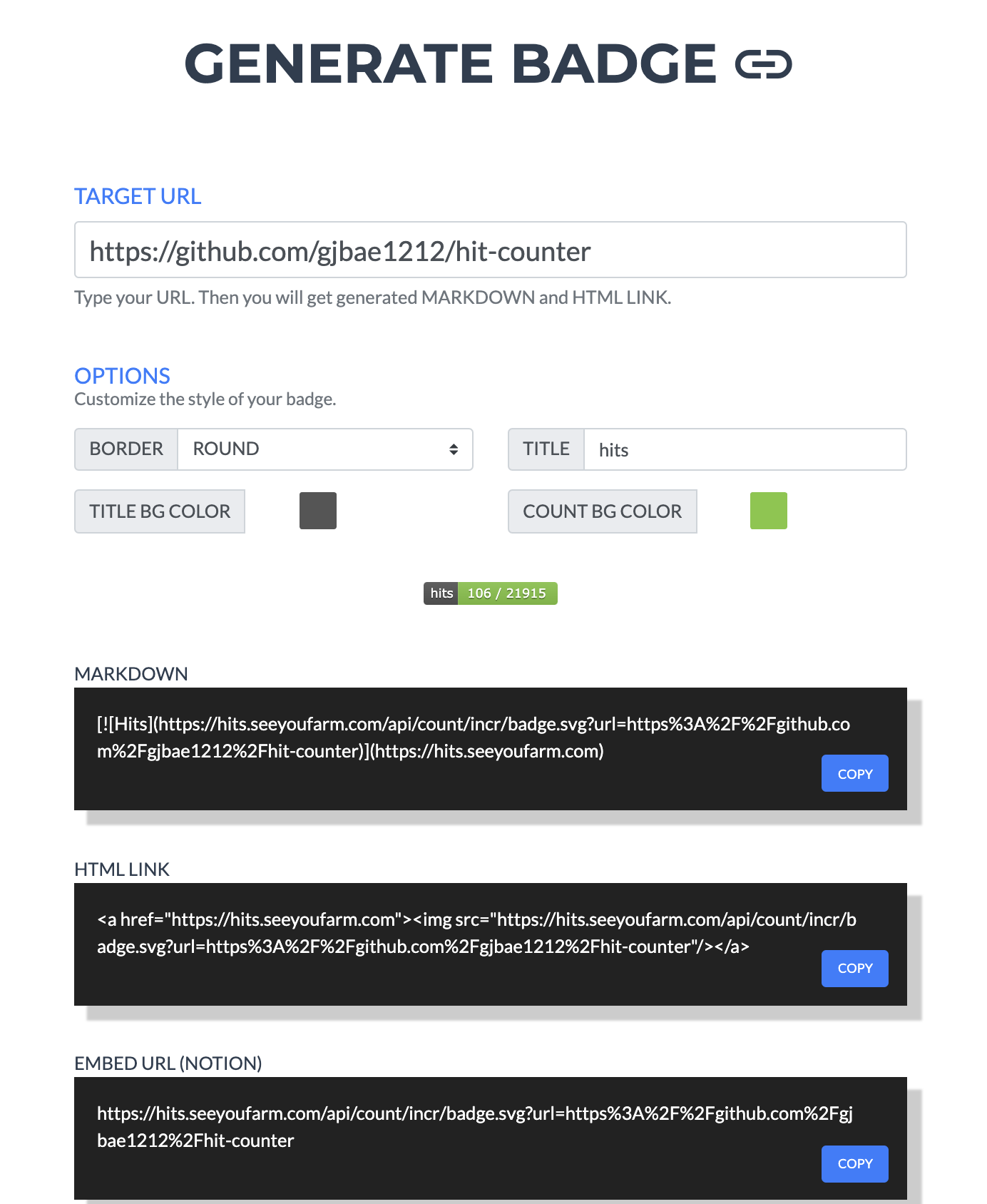 README badges that increased my GitHub visitor stats : r/github