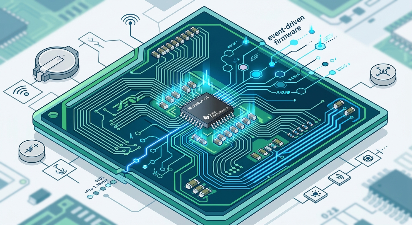 1.38 mm Microcontroller: Designing with TI’s MSPM0C1104 at Tiny Scale