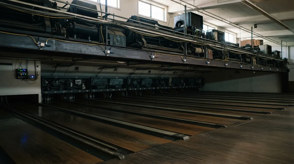 From $120k Bowling Gear to ESP32 Lane Nodes