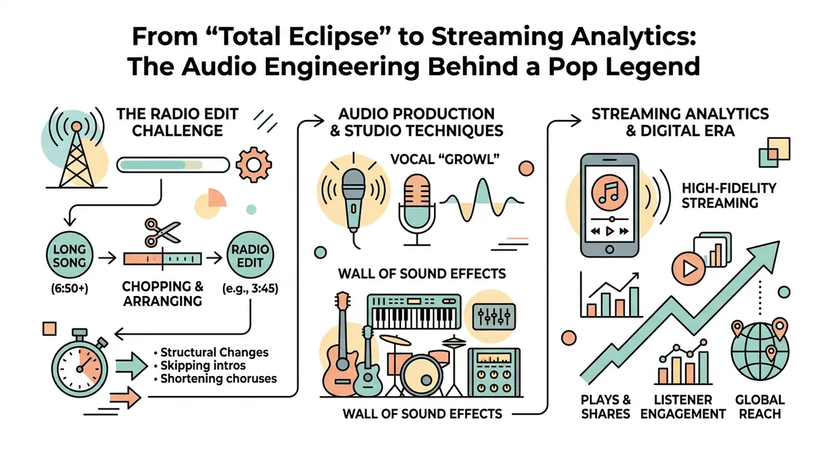 From “Total Eclipse” to Streaming Analytics: The Audio Engineering Behind a Pop Legend