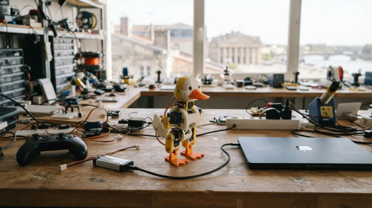 Microduck: The Tiny Open-Source Robot You Can Retrain