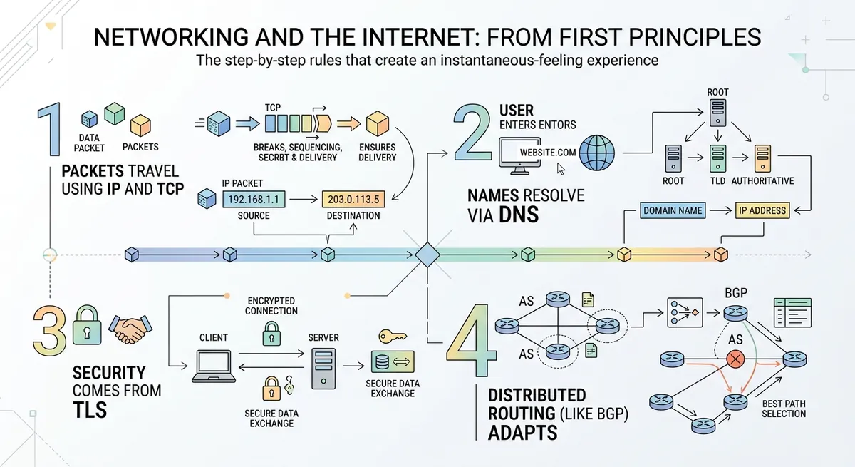 Networking and the Internet, from First Principles