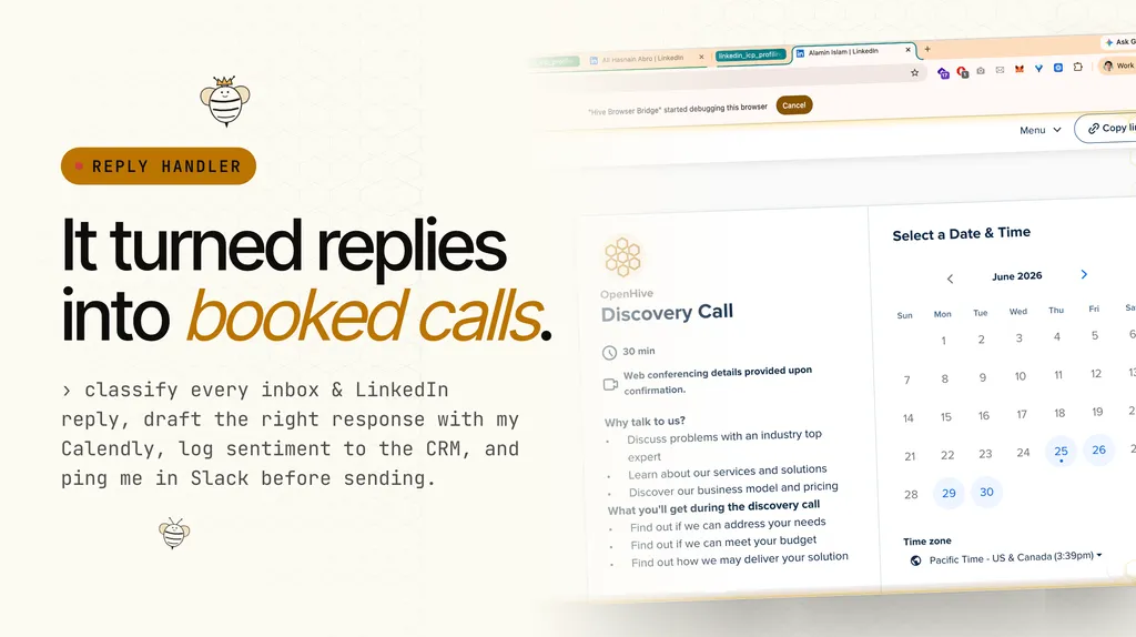 Reply Handler & Meeting Booker
