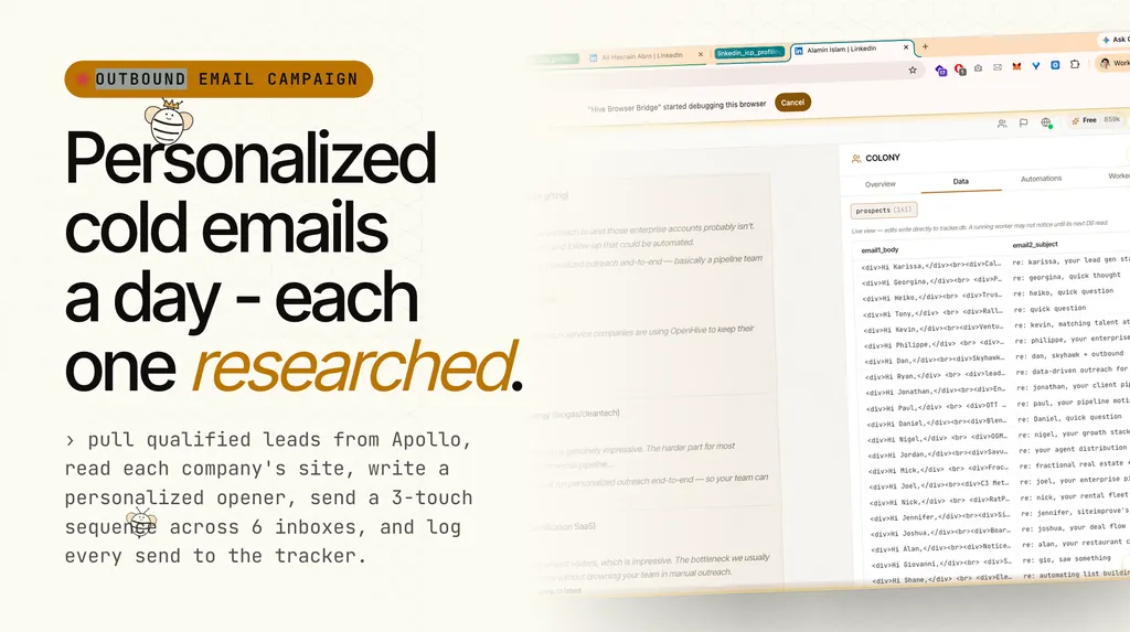 Personalized Outbound Email Drip Campaign