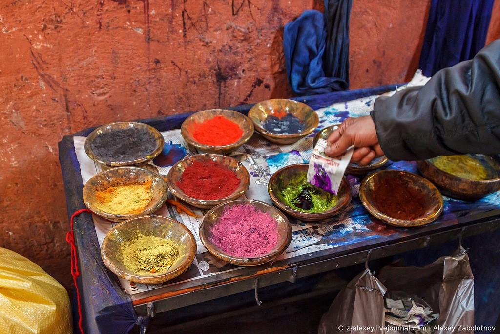Preparing the colors