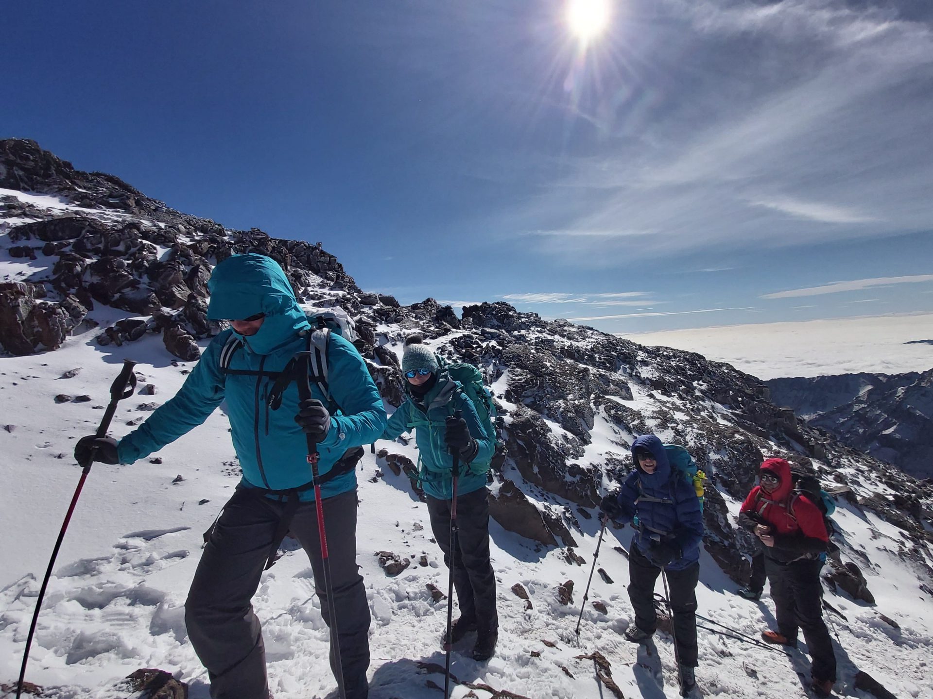 Climbing Toubkal With A Guider