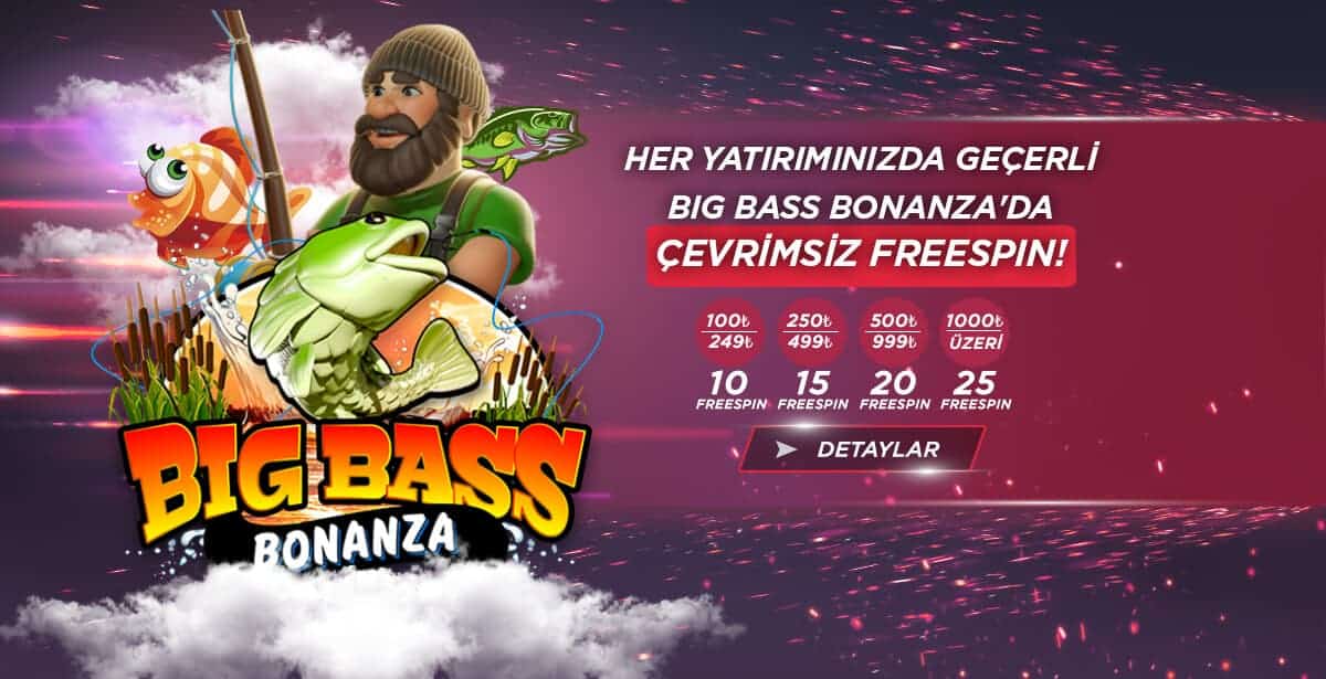 Hızlı Casino Big Bass Bonanza Bonusu