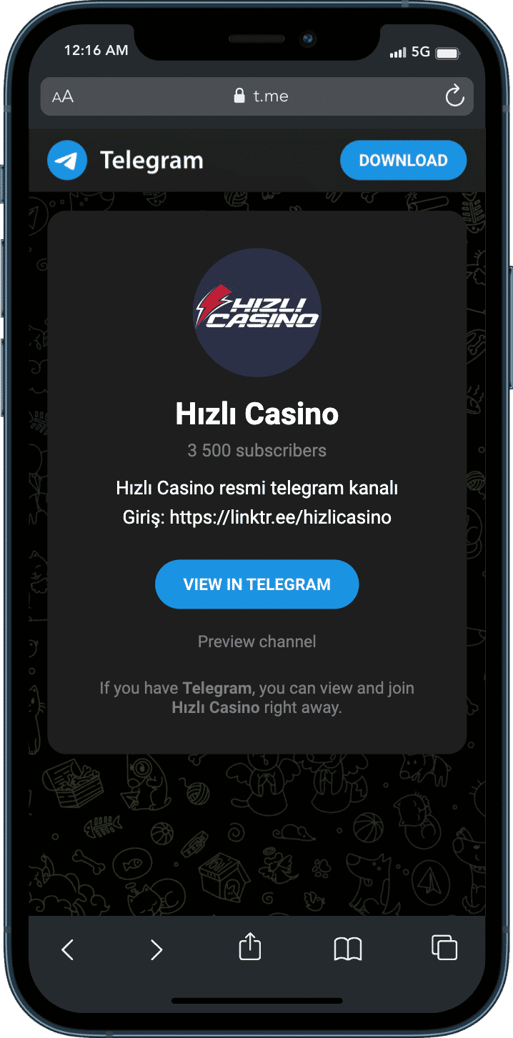 Hızlıcasino Telegram Kanalı