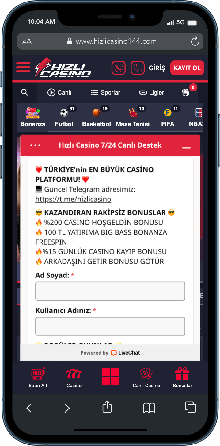 Hızlıcasino Canlı Destek