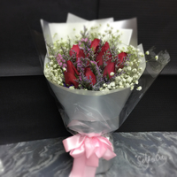 12枝紅玫瑰花束 #A201808