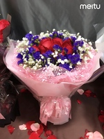 11枝紅玫瑰花束#A2016021