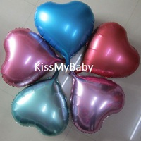  18吋珠光色心形 氫氣球 生日場地佈置 heart shape party balloon (現貨款)  