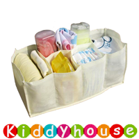  【售完】BB嬰兒用品~媽媽奶粉袋分隔包／分格內膽(米色) M136 現貨  