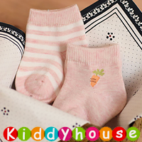  【售完】bb嬰兒用品~優質可愛初生嬰兒襪2對組(粉紅) S377  