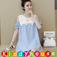  【售完】online香港孕婦時裝服飾專門店hk~夏季立體剪裁孕婦短袖裙 Maternity Dress M755 現貨  