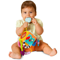  【售完】bb嬰兒玩具~感知訓練多巧能布積木車床掛 T480 現貨  