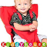  【售完】bb嬰幼兒用品~Sack' n Seat便攜寶寶餐椅背帶(紅色) OT091 現貨  