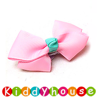  【售完】bb女童髮飾~糖果色小童嬰兒頭夾(一個)Toddler Ribbon Hair Clip H039 現貨  