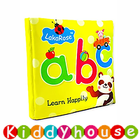  bb嬰兒玩具~LakaRose學字母嬰兒響紙布書 T565 現貨  