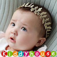  【售完】百日宴bb嬰兒影相用品／女童派對髮飾物~小公主希臘式頭飾髮帶 H691 現貨  